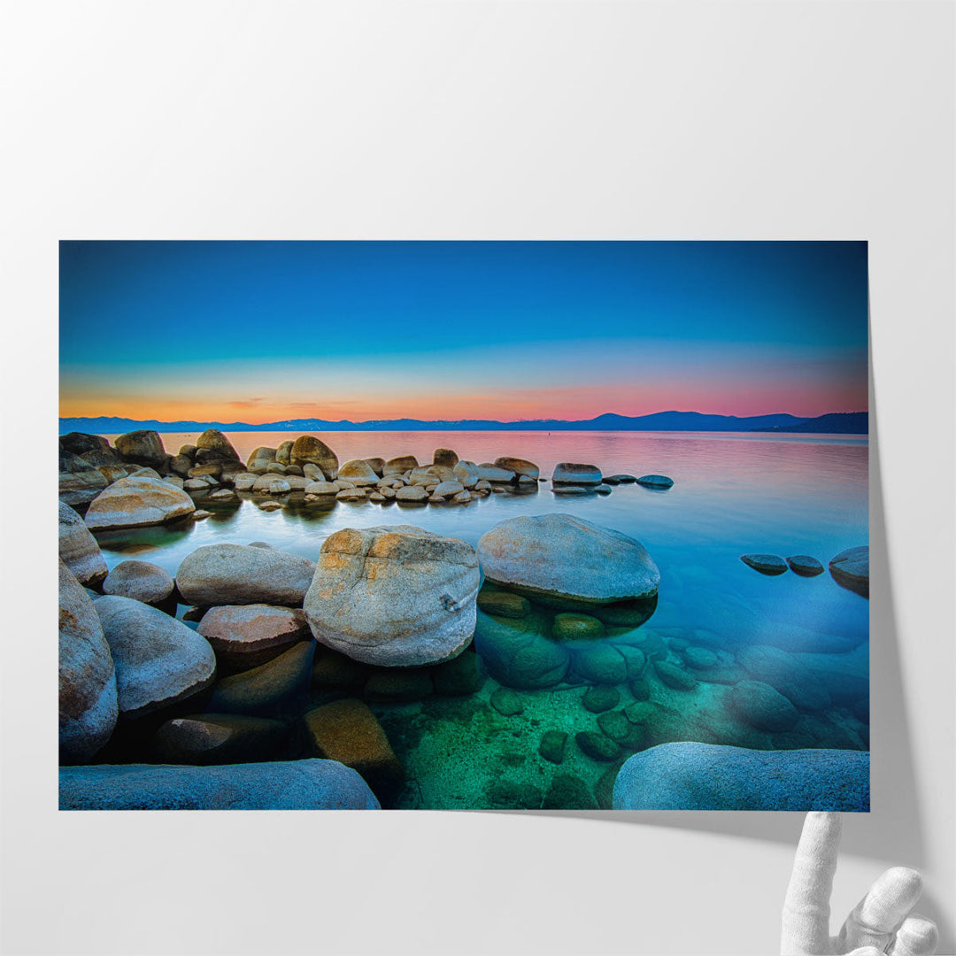 Lake Tahoe, Sierra Nevada, California - Canvas Print Wall Art