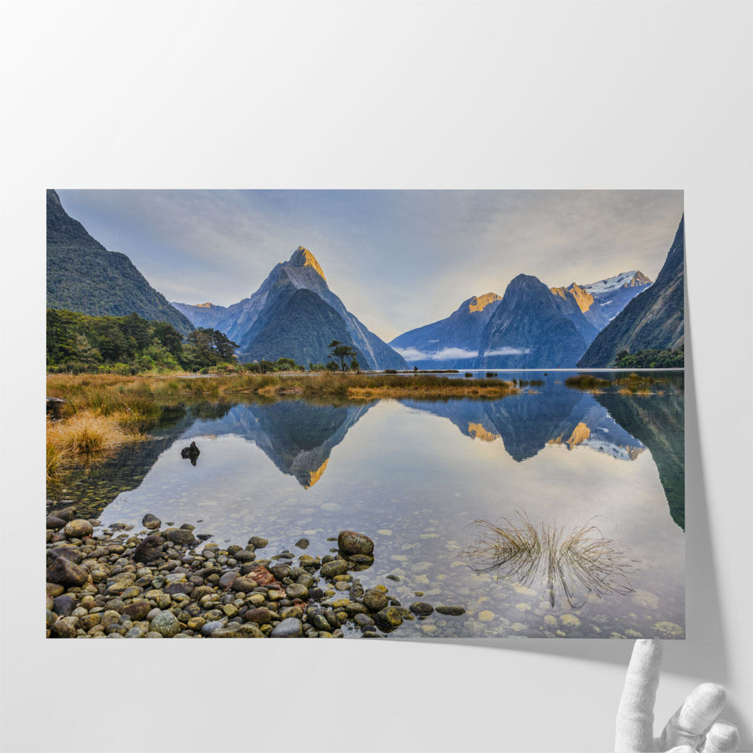Scenic photography prints for bedroom décor