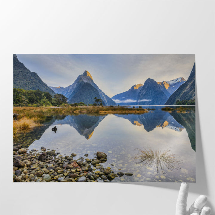 Scenic photography prints for bedroom décor