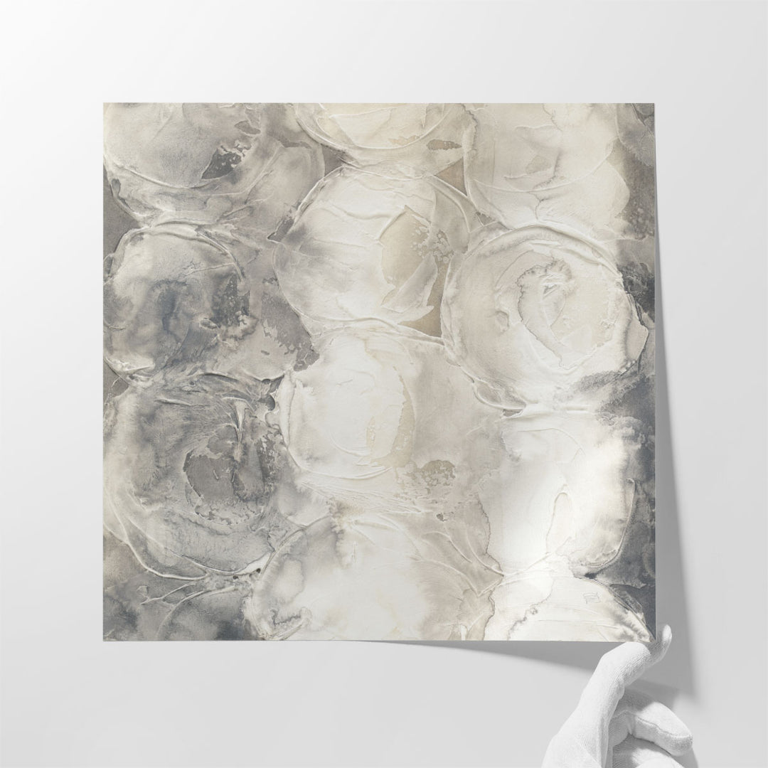 Gray Circles I - Canvas Print Wall Art