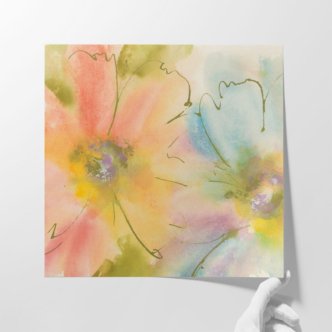 Modern nature canvas prints entryway focal