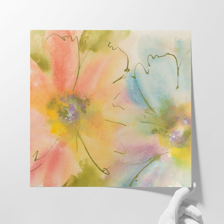 Modern nature canvas prints entryway focal