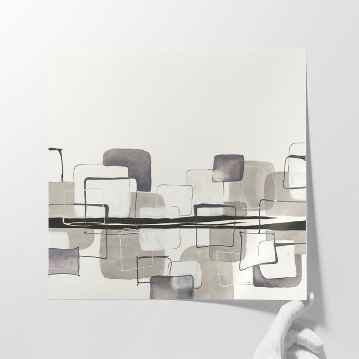 Placid Boxes I - Canvas Print Wall Art