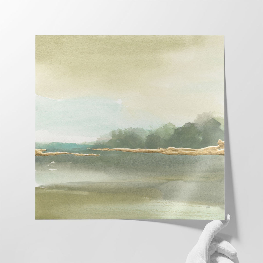 large living room artwork – serene hills