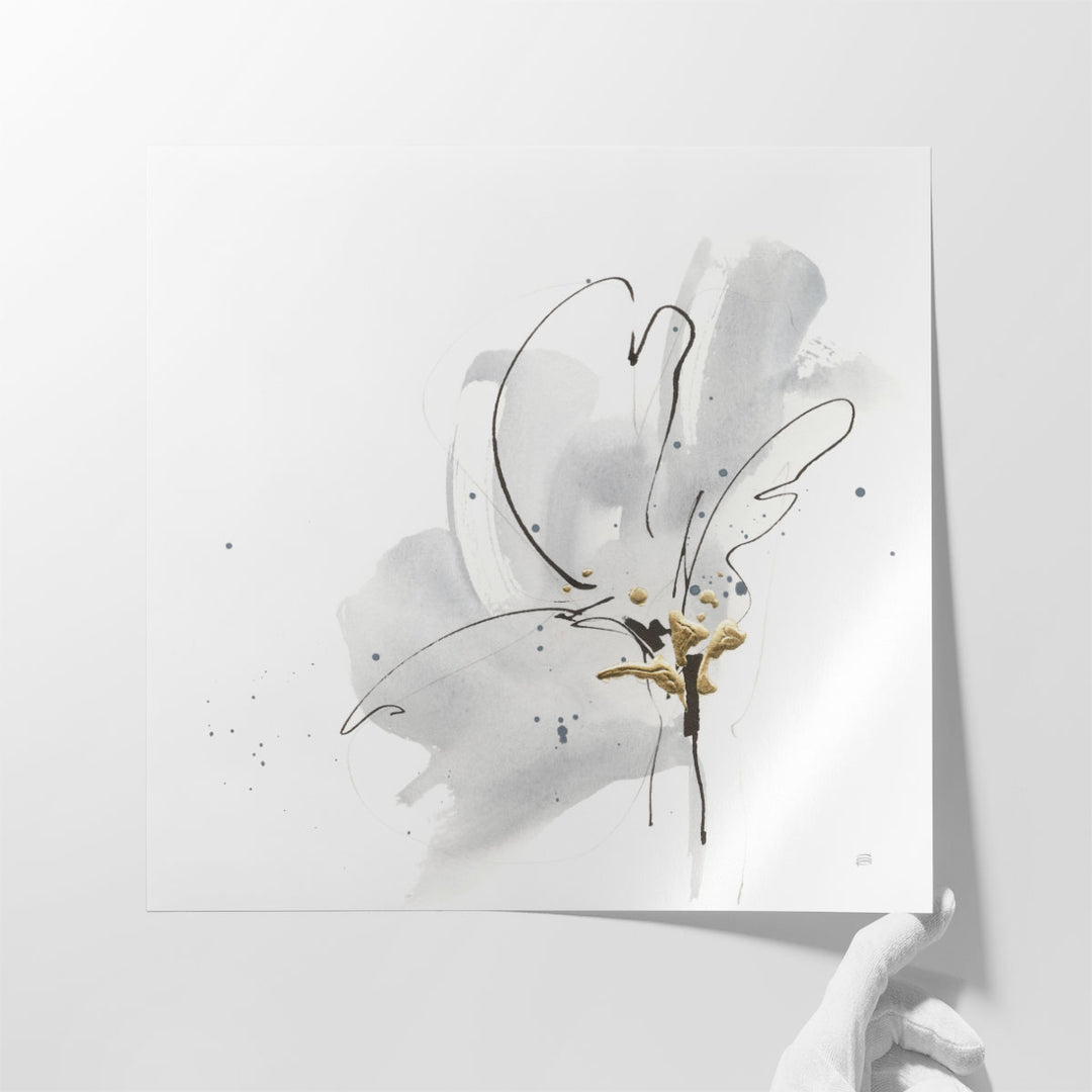 hallway artwork above modern console