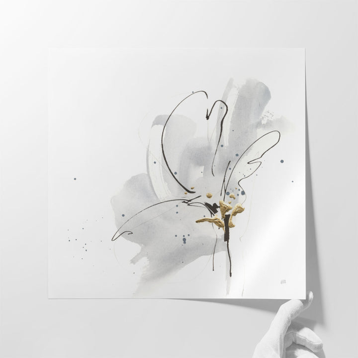 hallway artwork above modern console