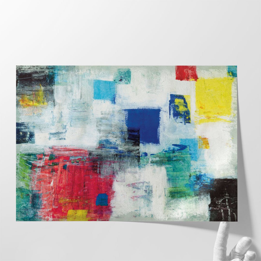 modern living room wall display
