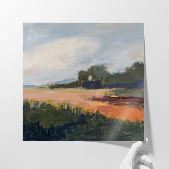 Large abstract canvas art for farmhouse décor