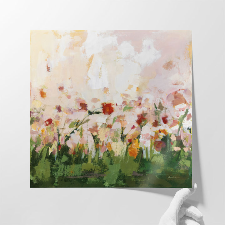 Big impressionist art prints bedroom focal