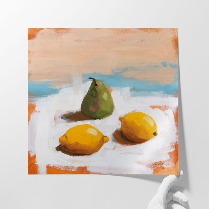 kitchen wall decor – citrus minimalist composition