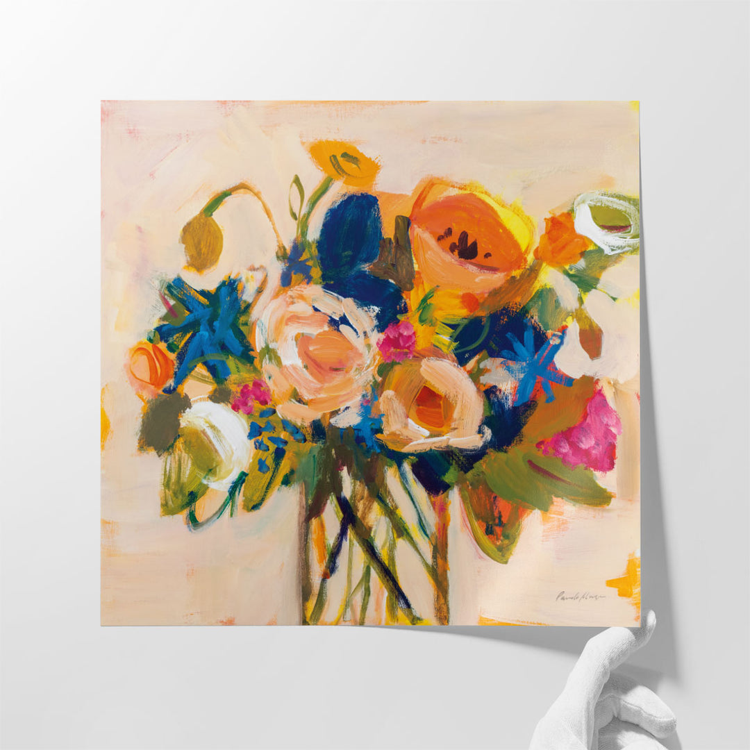 Extra Large Flower Prints for Wall Decor – oversized abstract floral artwork