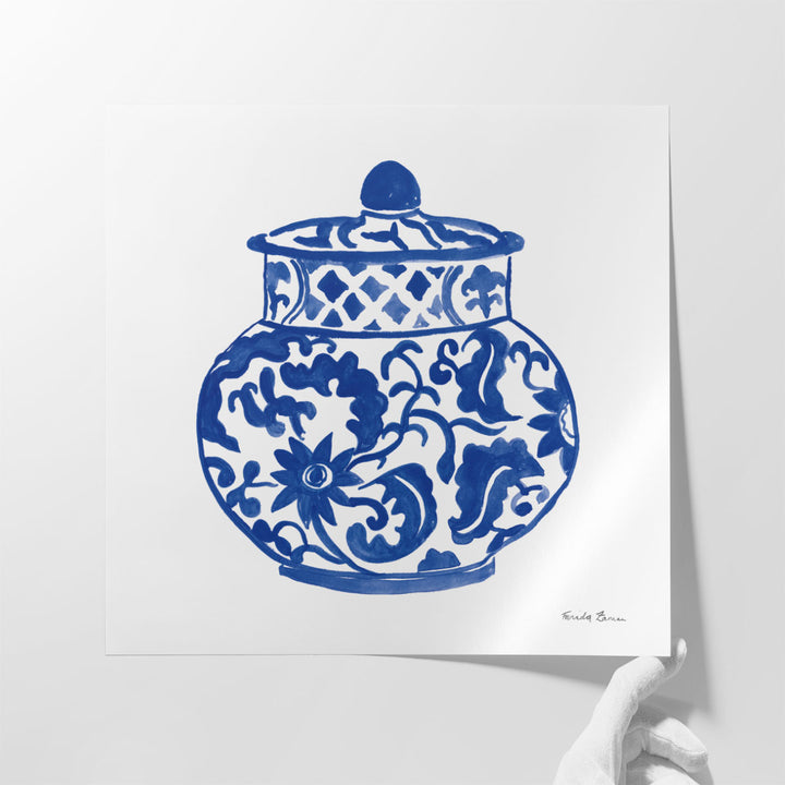 dining room wall decor – blue white motif