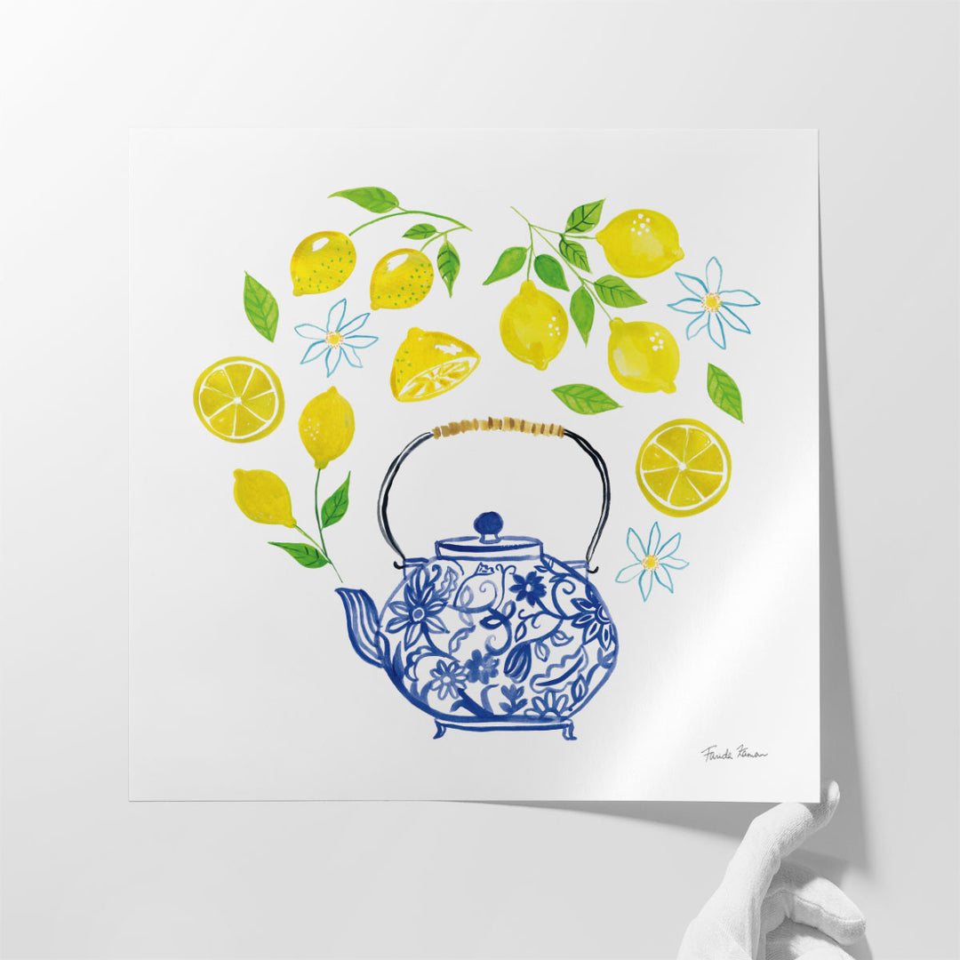 Teaware Kitchen Wall Decor – teapot silhouette art