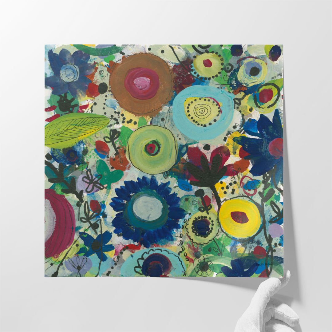 Jewel Garden IV - Canvas Print Wall Art