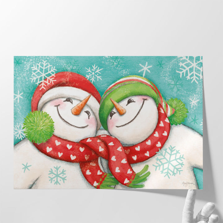 Let it Snow II Eyes Open - Canvas Print Wall Art
