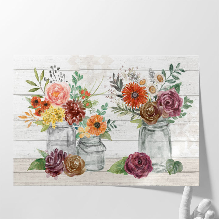 Flower Fest IV - Canvas Print Wall Art