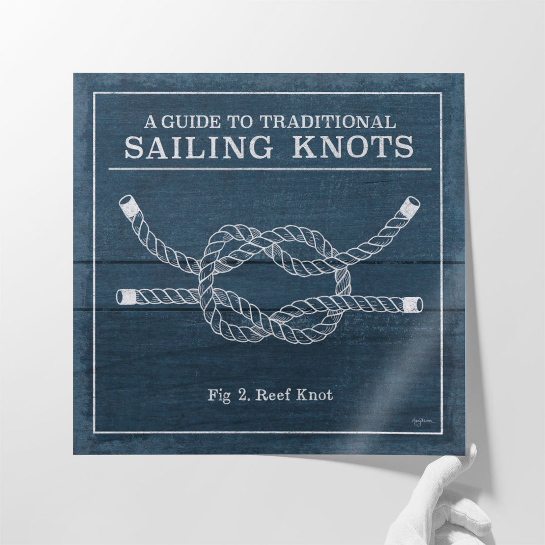 Vintage Sailing Knots III - Canvas Print Wall Art