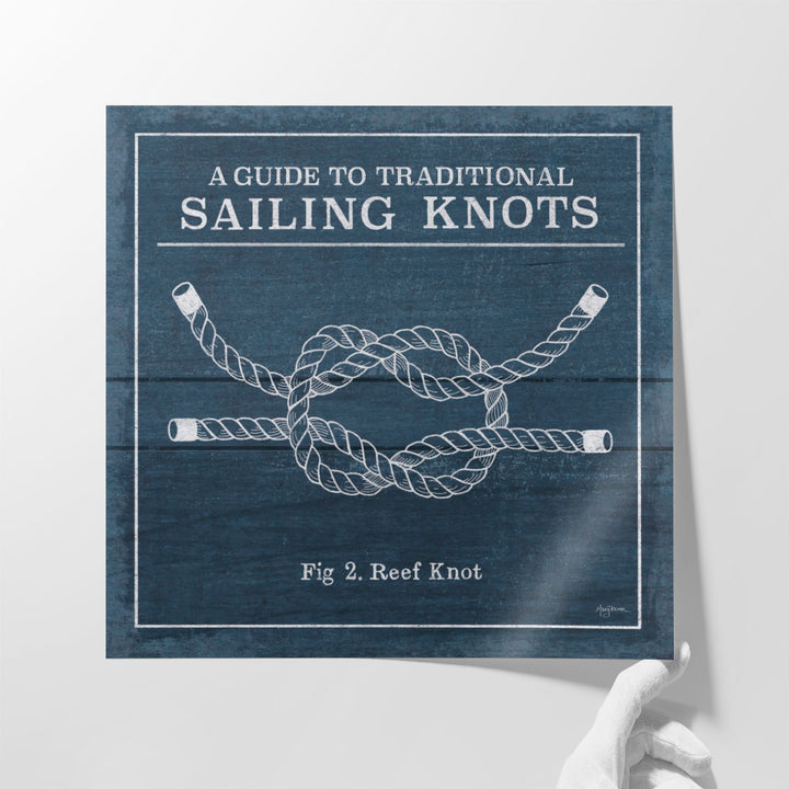 Vintage Sailing Knots III - Canvas Print Wall Art