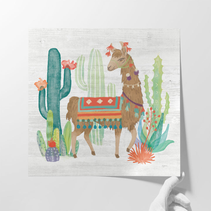 Lovely Llamas III - Canvas Print Wall Art