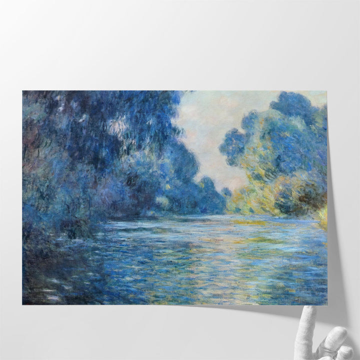 Morning on the Seine at Giverny 02, 1897 - Canvas Print Wall Art