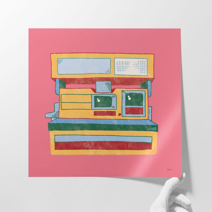 Retro Polaroid No Words - Canvas Print Wall Art