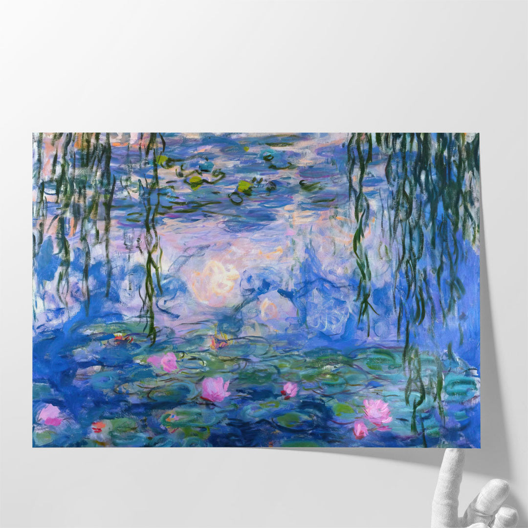 bedroom wall decor lily canvas
