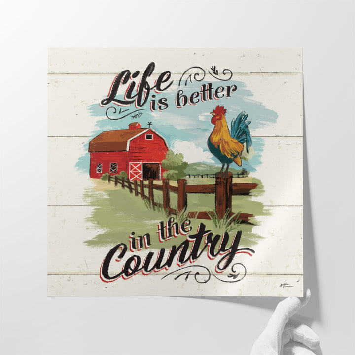 Farm Life III- Canvas Print Wall Art