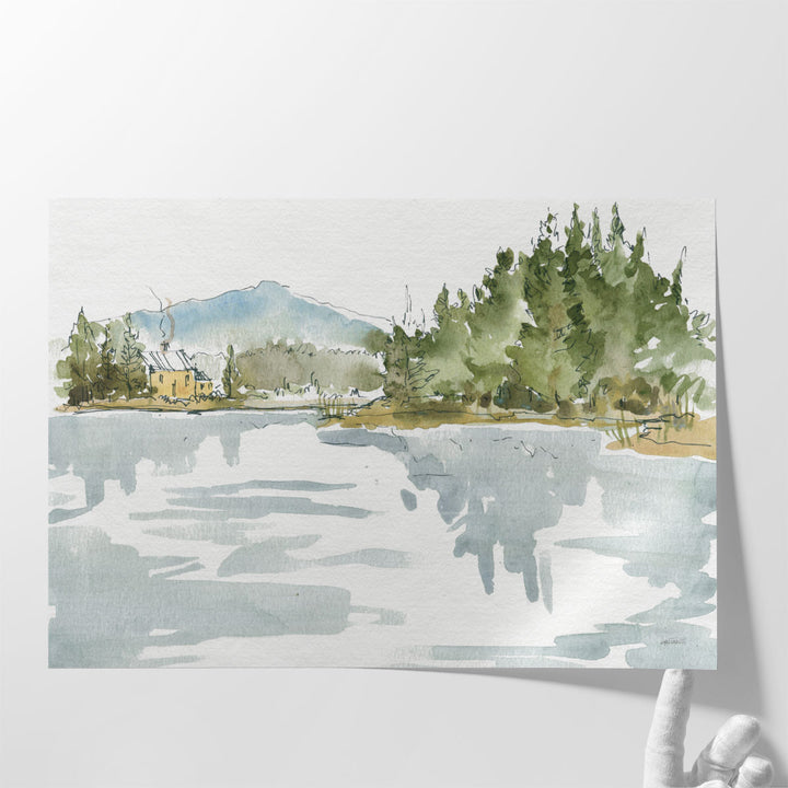 Serene Lake I - Canvas Print Wall Art