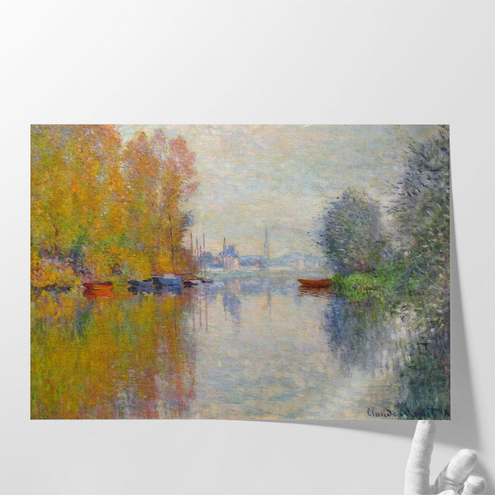 Autumn on the Seine at Argenteuil, 1873 - Canvas Print Wall Art