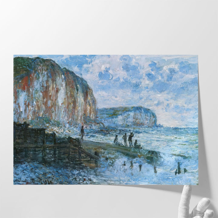 Cliffs of Les Petites-Dalles, 1880 - Canvas Print Wall Art