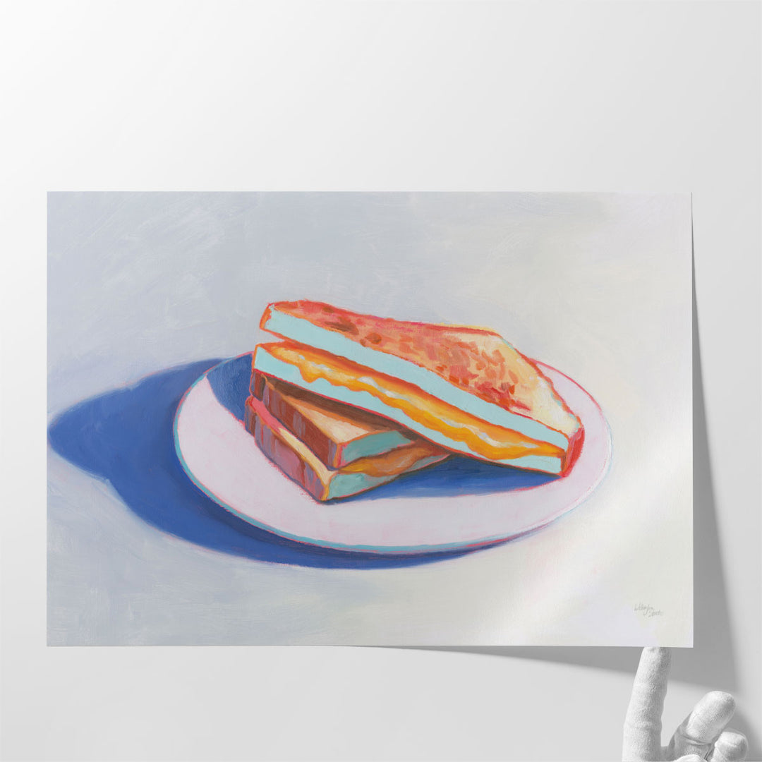 60 x 40 canvas wall art for Dining Room – rustic sandwich still life