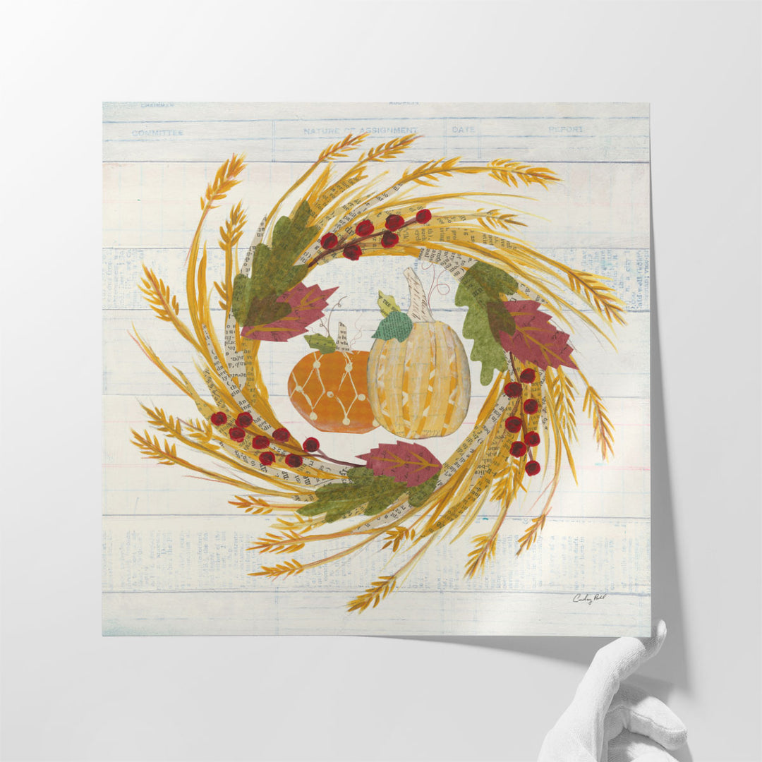 20x20 Canvas Print for Kitchen – bold fall fruit