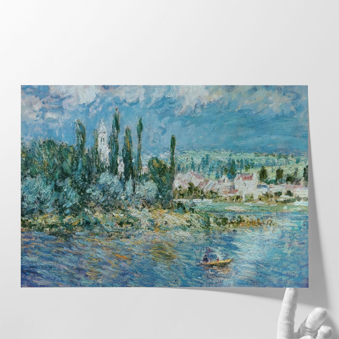 Landscape with Thunderstorm, Vetheuil, 1880 - Canvas Print Wall Art