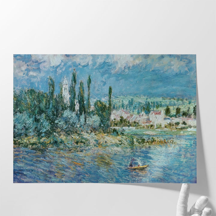 Landscape with Thunderstorm, Vetheuil, 1880 - Canvas Print Wall Art