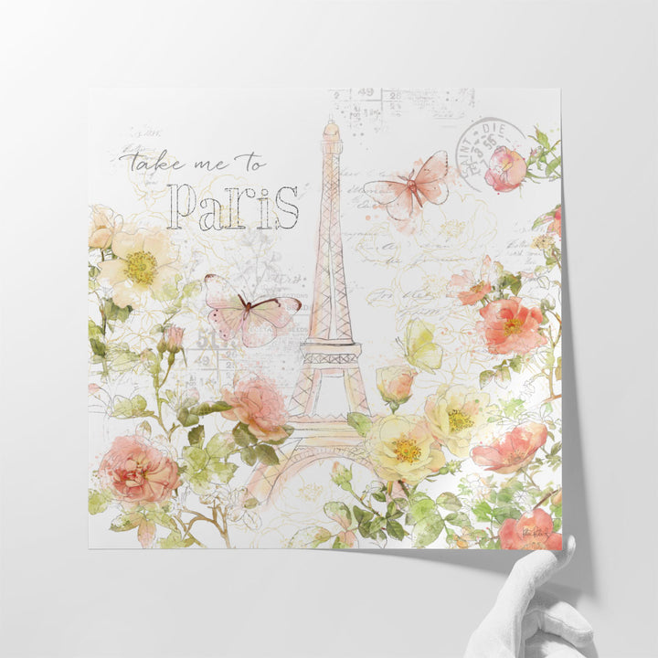Painting Paris II - Canvas Print Wall Art