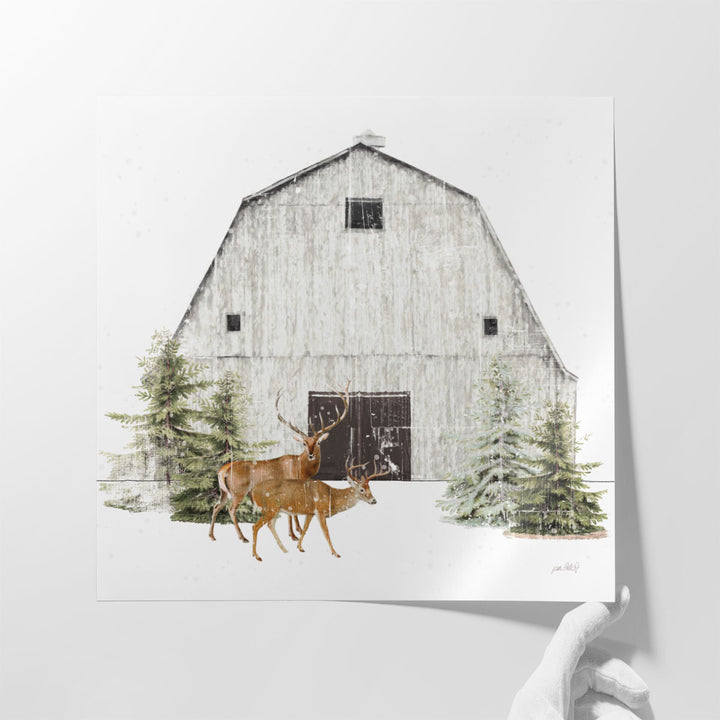 Wooded Holiday VI - Canvas Print Wall Art