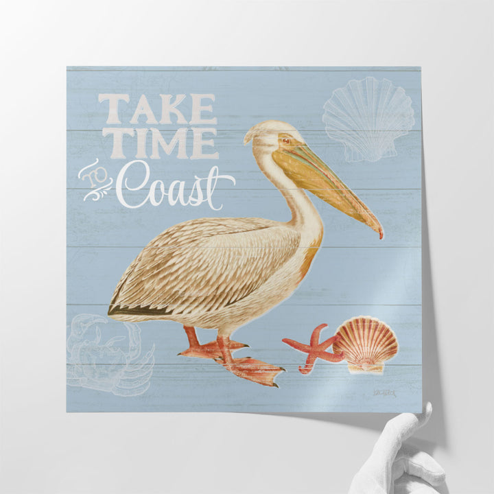 Bayside I Blue - Canvas Print Wall Art