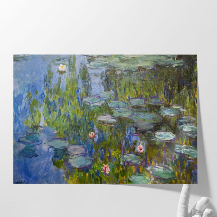 Big painting for living room with floral elements