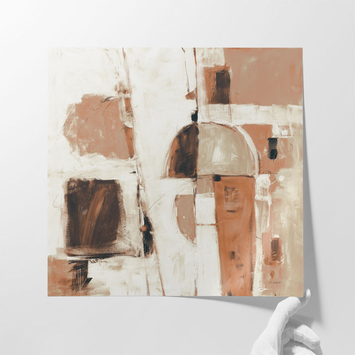 Down To The Street Neutral - Canvas Print Wall Art