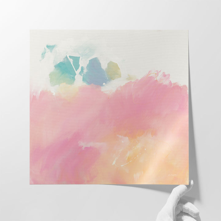 Big modern artwork for hallway focal