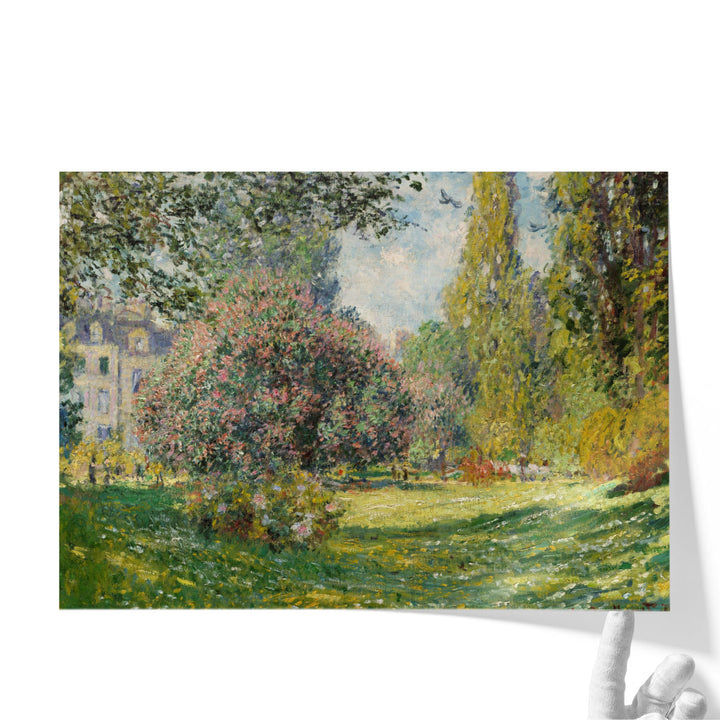 Landscape - The Parc Monceau, 1876 - Canvas Print Wall Art