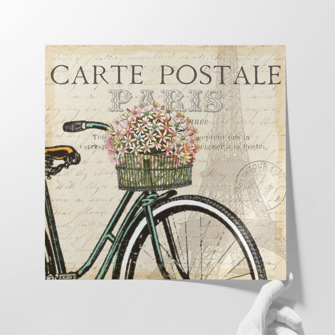 Vintage romantic print with soft sepia hues