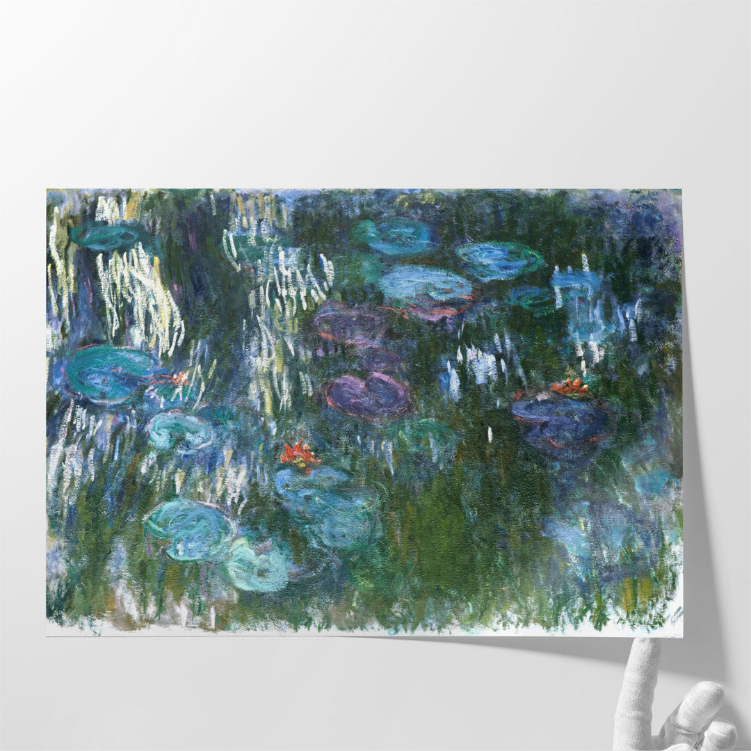 Water Lilies, 1916–1919 - Canvas Print Wall Art