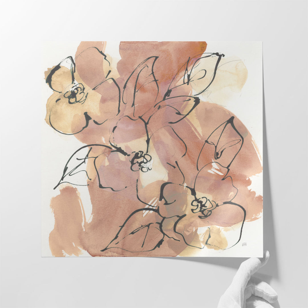Cashmere Flora II - Canvas Print Wall Art