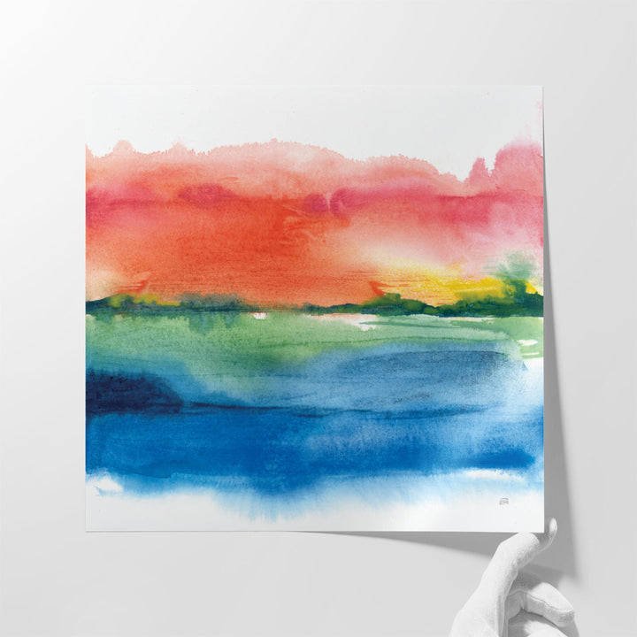Jewel Waterway I - Canvas Print Wall Art