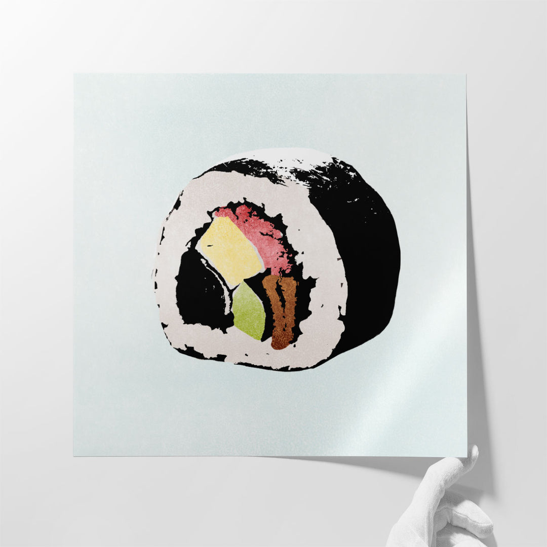 Kitchen sushi still life art – vibrant sashimi platter