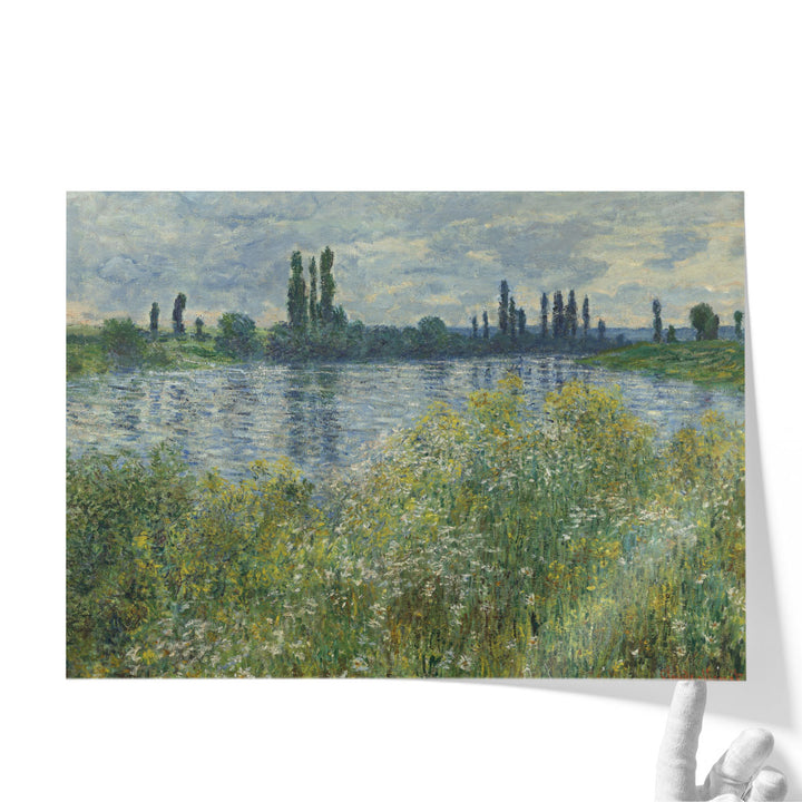 Banks of the Seine, Vetheuil, 1880 - Canvas Print Wall Art