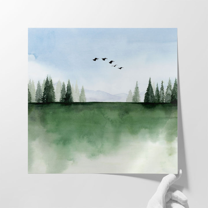 Extra large landscape wall art for living room