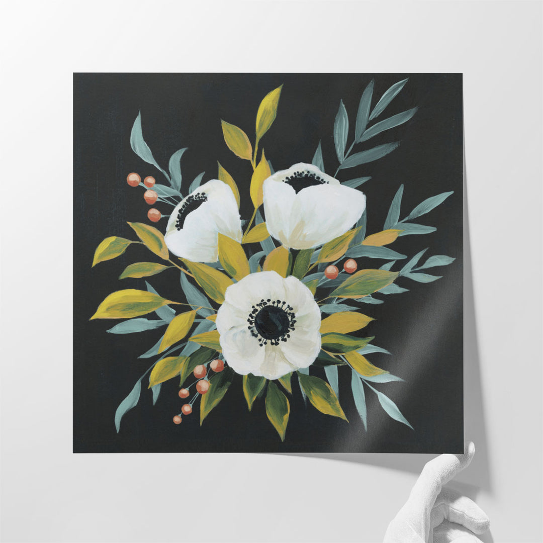 Anemone Posy I - Canvas Print Wall Art
