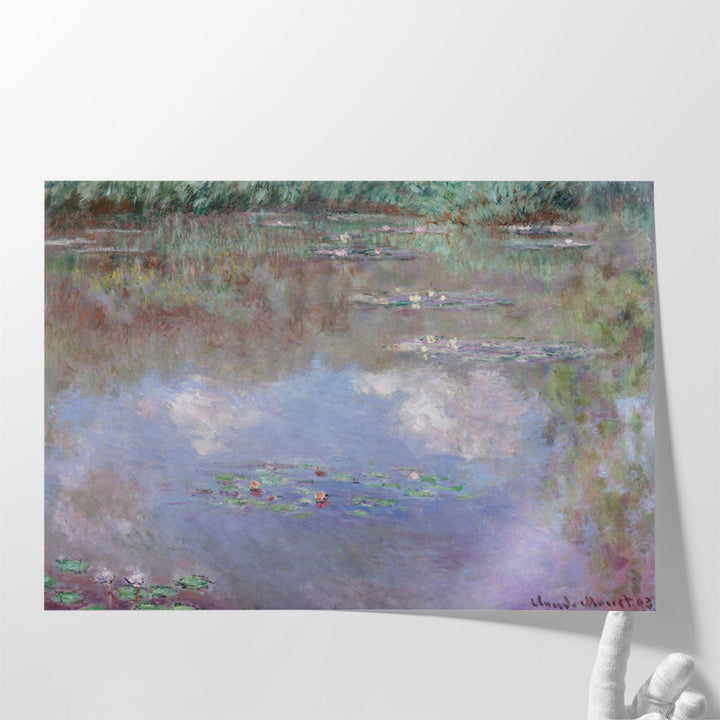 The Water Lily Pond (Clouds), 1903 - Canvas Print Wall Art